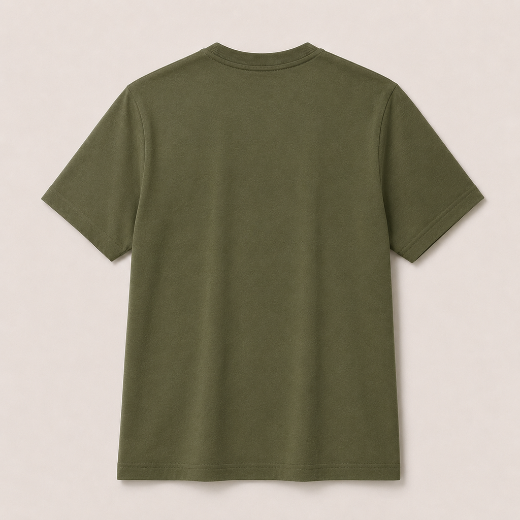 Premium Olive Green Cotton T-Shirt